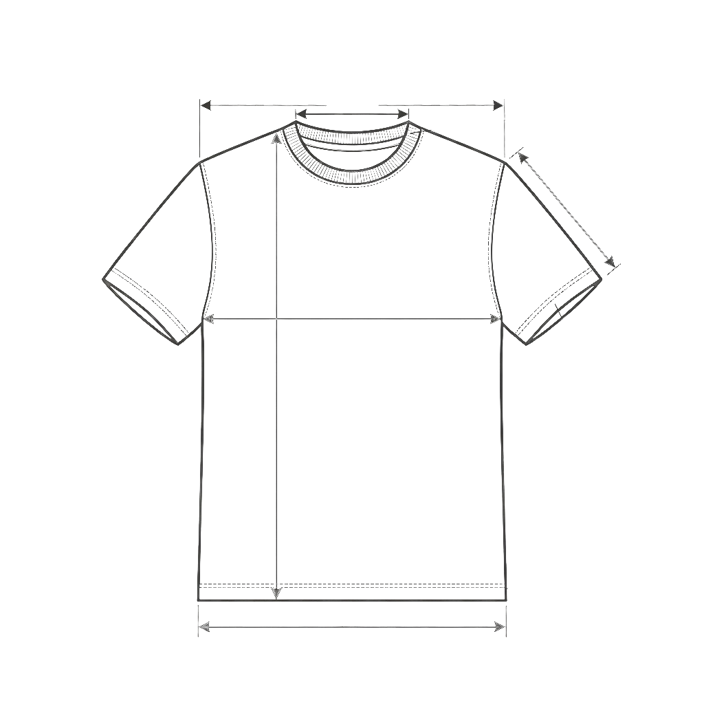Technical flat — T-shirt